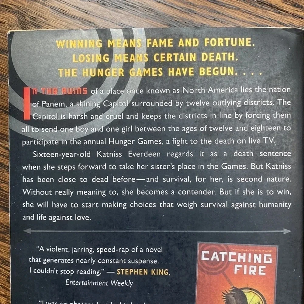 THE HUNGER GAMES paperback